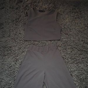 Gray two piece set